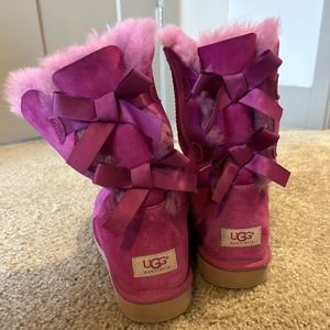 Pink Bow Uggs